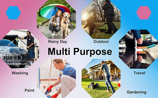 1 Pair Rubber Rain Boot Overshoes for Outdoor Use, Silicone Waterproof Shoe Covers.