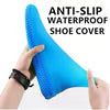 1 Pair Rubber Rain Boot Overshoes for Outdoor Use, Silicone Waterproof Shoe Covers.