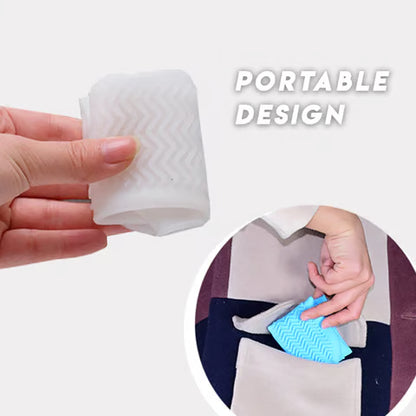 1 Pair Rubber Rain Boot Overshoes for Outdoor Use, Silicone Waterproof Shoe Covers.